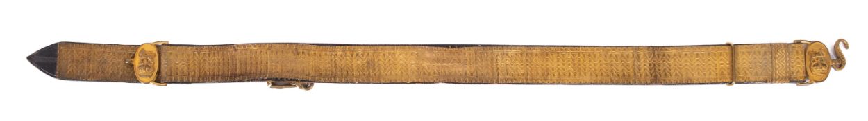A post 1902 Artillery Officer's sword belt.