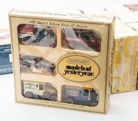 A collection of Matchbox Models of Yesteryear Fire Engines.