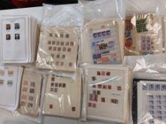 Great Britain, a large quantity of album pages in two boxes including Queen Victoria,