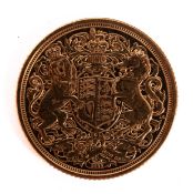 A 2022 Charles III Sovereign coin.