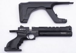 A Reximex Mito CO2 powered air pistol.