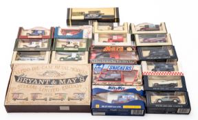 A collection of Lledo Days Gone and Vanguards. Comprising cars, trucks and tankers etc, all boxed.