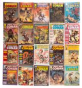 A collection of Marvel 'Conan' comics including 'Red Sonja' (8), 'Conan The Barbarian' (30),