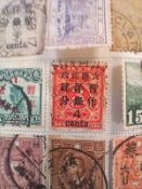 Two Worldwide Illustrated stamp albums including China early large dragons 1ca green, 5ca yellow,