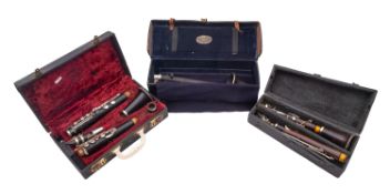 A 20th Century C Howarth of London simple system clarinet.