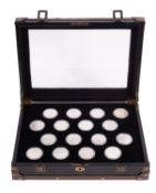 A 'uncirculated' USA Morgan dollars collection.