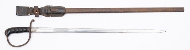 WWI Turkish Ottoman NCO short sword, maker E&F Horster, Solingen.