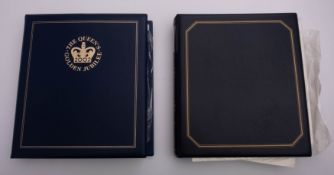 Two coin cover albums. The Queens Coronation Jubilee.