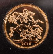 A 2019 uncirculated sovereign.