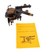 A pair of 20th Century Veres leather bound binoculars.