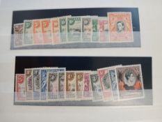 British Commonwealth in two sixty-four sided stock books including High values.