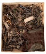 A collection of Britains WWI die cast model soldiers.