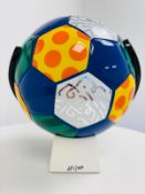 Romero Britto (b.1963-) 'Ball with Heart' mixed media