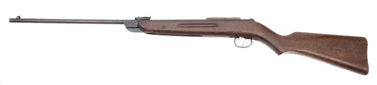 A Diana model 27 break barrel air rifle, serial number 1272284'.