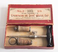 A No.3 Champagne or Soda Water tap, maker Ayrton & Saunders.