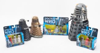 Three Corgi Dr Who Dalek sets.