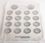 A composite set of 2014 Mercedes Formula One Constructors' Champions medals.