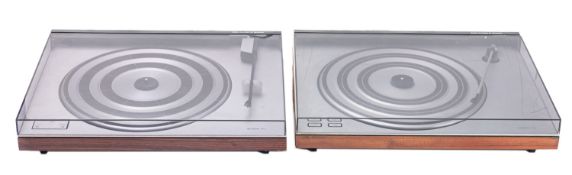 A Bang & Olufsen Beogram 1700 turntable and a Beogram 1102 turntable (2) (both arms lacking heads,