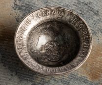 A Canada 2018 $25 'Lest We Forget' fine silver coin. Boxed.