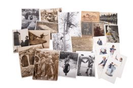 A collection of military photographs.