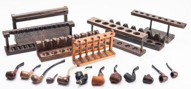 Four 20th Century briar pipes.
