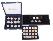 A Guernsey 'Around the World in Eighty Days' 50p silver set,