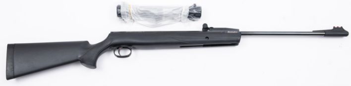 A Remington Express Tactical break barrel air rifle. No visible serial number, .
