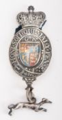 A George III silver gilt King's Messenger Badge, circa 1791,