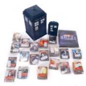 A collection of Dr Who Battles in Time collectors cards.