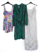 A group of five vintage dresses,