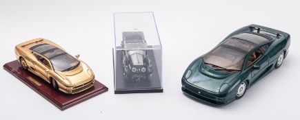 A Maisto 1/12th scale model of a Jaguar XK220,