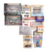 Two 1:12 scale diecast motorcycles.