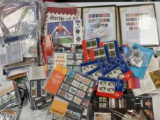 A quantity of GB cardboard advertising cards for commemorative new issues, plus presentation packs,