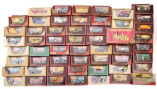 A collection of Matchbox Models of Yesteryear diecast vehicles.