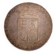 A 1689 William & Mary half crown.