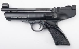 A Webley Hurricane air pistol. .