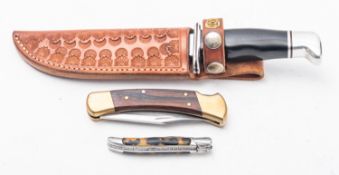 A Buck 119 hunting knife.