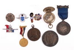 Medals and badges: Charles Ferdinand, Duc de Berry, bronze; Royal Agric Soc of Ireland,