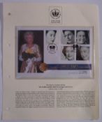 A 2002 Golden Jubilee half sovereign coin cover.