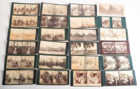 A group of twenty early 19th stereoscope cards of Devonshire views and portraits:,