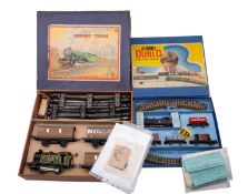 A Hornby O gauge clockwork Tank Passenger Train Set no, 101.