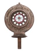 A cast metal and enamel Royal Automobile Association badge.