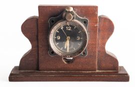 A WWII period Jugens cockpit clock, the movement numbered '4936',
