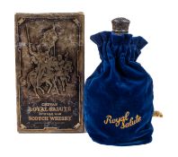 A bottle of Chivas Royal Salute 21 years old blended scotch whisky.