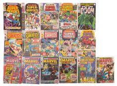 A collection of American issue Marvel comics (16) including 'Marvel Super-Heroes Presents: Doctor