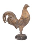 A Courage Brewery dray mascot in the form of a rooster.