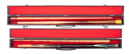 A BCE Customs Jimmy White snooker cue.