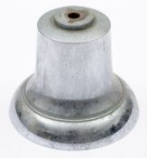 A chrome plated fire engine bell.