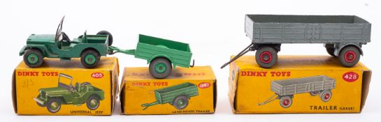 A Dinky diecast Universal Jeep 405.