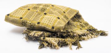 A 20th Century woollen Welsh blanket.